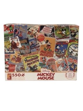 Disney 2019 "Mickey Mouse" 550 pc. Comic Style Jigsaw Puzzle (NWT)